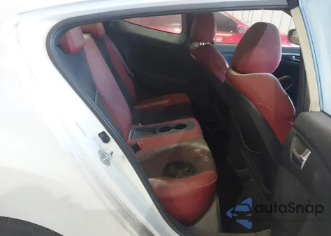 2014 Hyundai Veloster Base W/Red z USA, uszkodzony, nr VIN KMHTC6AD8EU191509